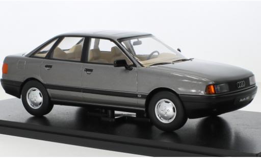 Audi 80 1/18 Triple 9 Collection (B3) metallise grigio 1989 modellino in miniatura