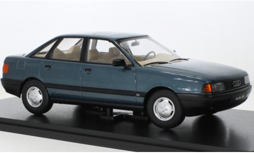 Audi 80 1/18 Triple 9 Collection (B3) metallise turchese 1989 modellino in miniatura
