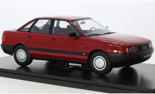 Audi 80 1/18 Triple 9 Collection (B3) rosso 1989 modellino in miniatura