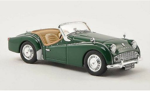 Triumph TR3 A 1/43 Spark verde RHD 1957 modellini auto