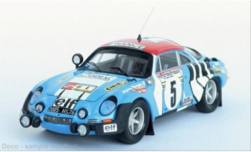 Alpine A110 1/43 Trofeu East African Safari Rally 1975 #5 1:43 modellino in miniatura