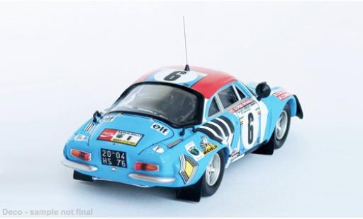 Alpine A110 1/43 Trofeu East African Safari Rally 1975 #6 1:43 modellino in miniatura