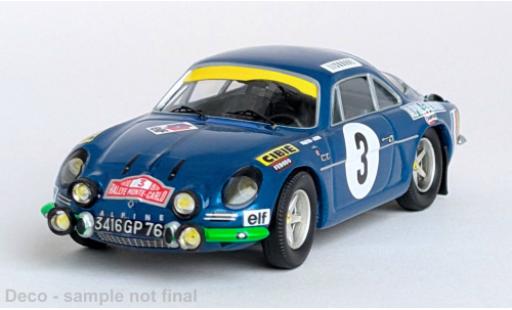 Alpine A110 1/43 Trofeu Rally Monte Carlo 1970 #3 1:43 modellino in miniatura