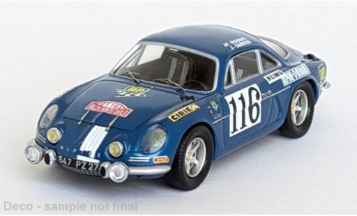 Alpine A110 1/43 Trofeu Rally Monte Carlo 1971 #116 1:43 modellino in miniatura