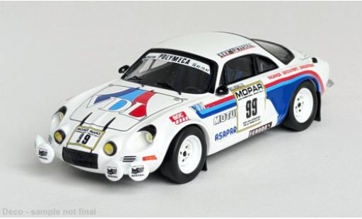 Alpine A110 1/43 Trofeu Rallye Manx 1979 #99 1:43 modellino in miniatura