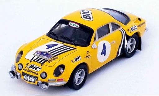 Alpine A110 1/43 Trofeu Renault No.4 BIC Rallye WM Rallye Acropolis 1976 Siroco/M.Andriopoulos modellino in miniatura