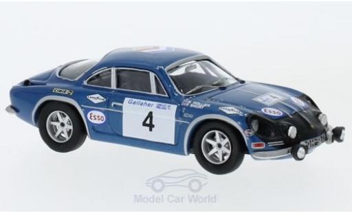 Alpine A110 1/43 Trofeu Renault No.4 Rallye Irland 1971 N.Hollier/P.Short modellino in miniatura
