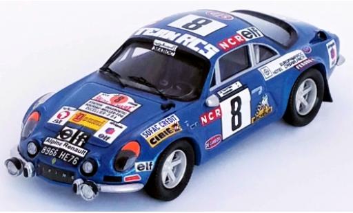 Alpine A110 1/43 Trofeu Renault No.8 Rally Marokko 1974 Le Tahitien/G.de Warren modellino in miniatura