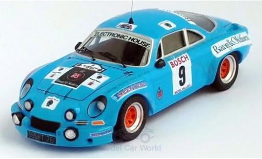 Alpine A110 1/43 Trofeu Renault No.9 Rally Ypres 1975 M.Nusbaumer/Jimmy modellino in miniatura