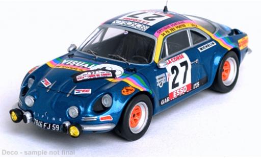 Alpine A110 1/43 Trofeu Renault Tour de Corse 1980 #27 1:43 modellino in miniatura