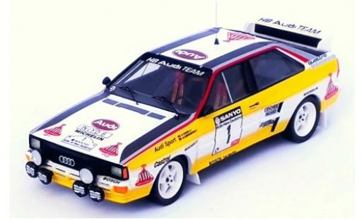 Audi Quattro 1/43 Trofeu No.1 HB Team HB Rallye New Zealand 1984 W.Röhrl/C.Geistdörfer modellino in miniatura