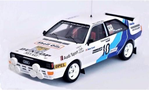 Audi Quattro 1/43 Trofeu quattro No.10 Malcolm Wilson (Motorsport) LTD. Rallye WM Rallye Schweden 1985 M.Wilson/N.Harris modellino in miniatura