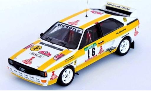Audi Quattro 1/43 Trofeu quattro No.16 HB Rallye WM Rallye Portugal 1985 W.Grissmann/J.Pattermann modellino in miniatura