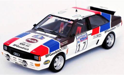 Audi Quattro 1/43 Trofeu quattro No.17 Rallye WM RAC Rallye 1984 J.Buffum/N.Wilson modellino in miniatura