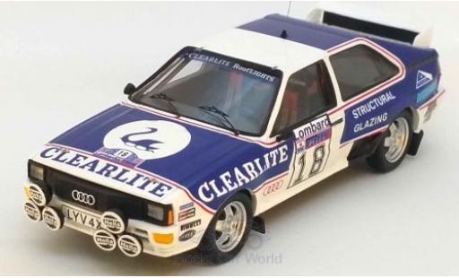 Audi Quattro 1/43 Trofeu quattro No.18 Rallye WM RAC Rallye 1983 D.Weidner/R.Arthur modellino in miniatura