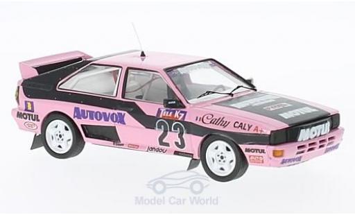 Audi Quattro 1/43 Trofeu quattro No.23 Rallye-Cross Luneville 1987 C.Caly modellino in miniatura