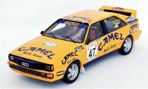 Audi Quattro 1/43 Trofeu quattro No.47 Camel Rally Team Camel Fthiotidas Rally 1990 Iaveris/El-Em modellino in miniatura