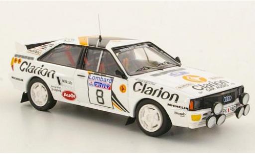 Audi Quattro 1/43 Trofeu quattro No.8 Clarion RAC Rallye 1985 modellino in miniatura