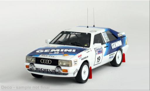 Audi Quattro 1/43 Trofeu quattro RAC Rally 1987 #19 1:43 modellino in miniatura
