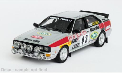 Audi Quattro 1/43 Trofeu quattro Rally Monte Carlo 1982 #43 1:43 modellino in miniatura