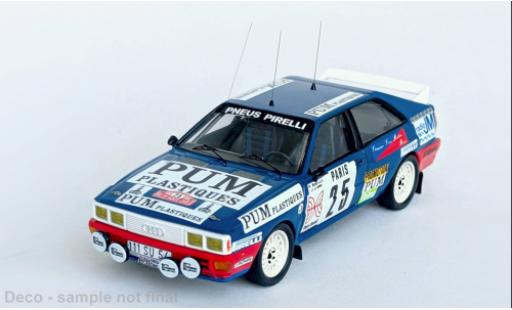 Audi Quattro 1/43 Trofeu quattro Rally Monte Carlo 1985 #25 1:43 modellino in miniatura