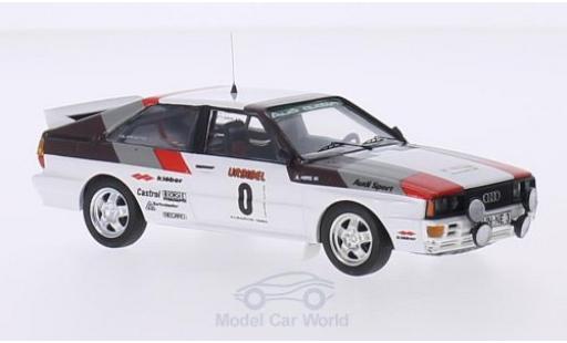 Audi Quattro 1/43 Trofeu quattro Rallye WM Rallye Algarve 1980 H.Mikkola/A.Hertz modellino in miniatura