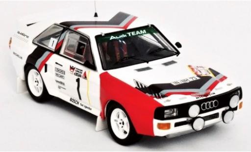 Audi Sport Quattro 1/43 Trofeu Sport quattro No.1 Team Rally DM 3 Städte Rally 1984 Version Freitagabend W.Röhrl/C.Geistdörfer modellino in miniatura