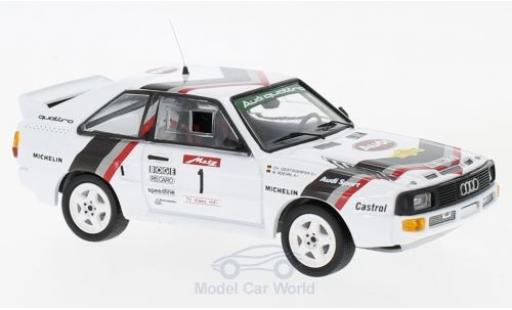 Audi Sport Quattro 1/43 Trofeu Sport quattro No.1 Rallye DM Rallye Metz 1984 W.Röhrl/C.Geistdörfer modellino in miniatura