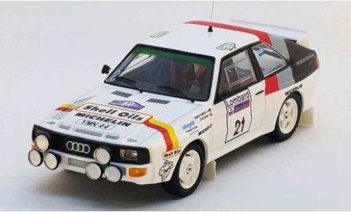 Audi Sport Quattro 1/43 Trofeu Sport quattro No.21 S Oils Rallye WM RAC Rallye 1986 H.Demuth/S.Bond modellino in miniatura