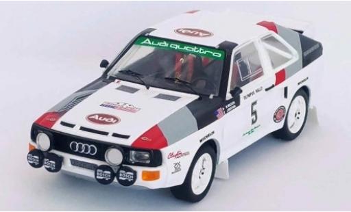 Audi Sport Quattro 1/43 Trofeu Sport quattro No.5 Rallye WM Olympus Rallye 1986 J.Buffum/N.Wilson modellino in miniatura