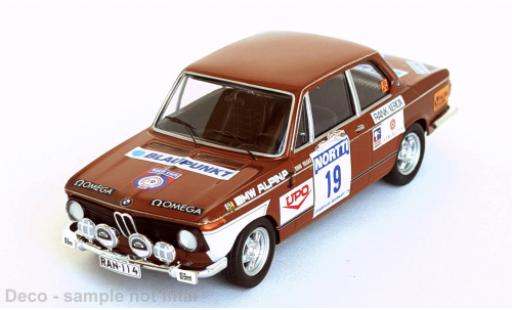 Bmw 1602 1/43 Trofeu 1000 Lakes Rally 1974 #19 1:43 modellino in miniatura