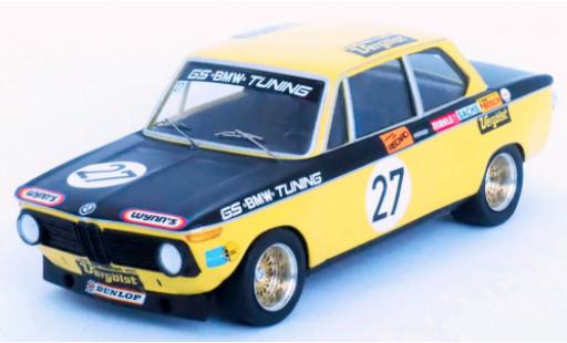 Bmw 2002 1/43 Trofeu No.27 GS Tuning Vergölst 6h Nürburgring 1972 D.Basche/J.Barth modellino in miniatura
