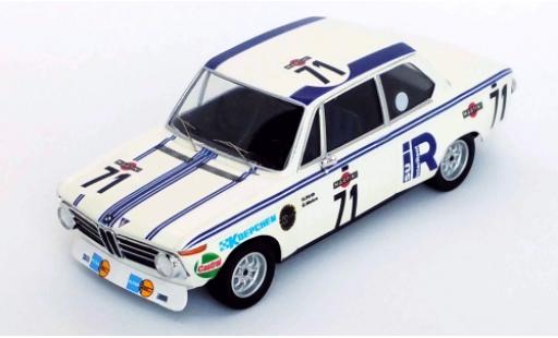 Bmw 2002 1/43 Trofeu No.71 24h Spa 1973 H.Hirth/G.Mohrs modellino in miniatura