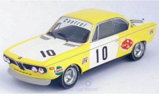 Bmw 2800 1/43 Trofeu CS No.10 Monza 1972 J.Xhenceval/A.Peltier modellino in miniatura