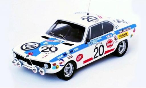Bmw 2800 1/43 Trofeu CS No.20 24h Spa 1971 K-H.Eisenschenk/H-G.Stoffel modellino in miniatura