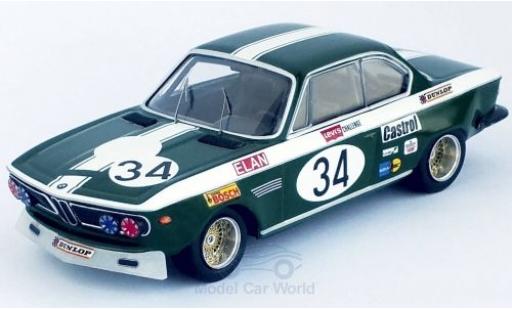Bmw 2800 1/43 Trofeu CS No.34 Broadspeed Salzburg 1972 J.Fitzpatrick modellino in miniatura