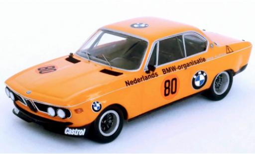 Bmw 2800 1/43 Trofeu CS No.80 Alpina Zandvoort 1972 R.Slotemaker modellino in miniatura