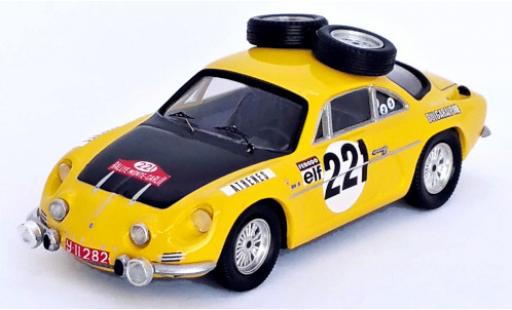 Alpine A110 1/43 Trofeu Bulgaralpine No.221 Rallye Monte Carlo 1969 I.Chubrikov/K.Chubrikov modellino in miniatura