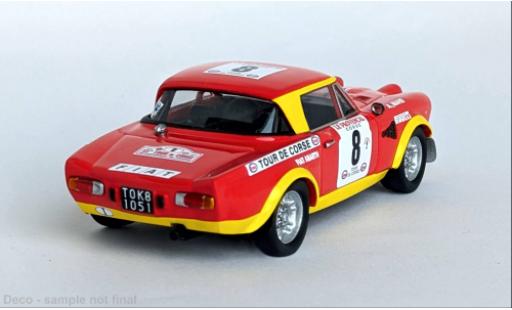 Fiat 124 1/43 Trofeu Abarth Tour de Corse 1974 #8 1:43 modellino in miniatura
