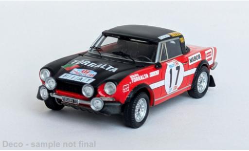 Fiat 124 1/43 Trofeu Spider rot/schwarz Tap Rally 1973 1973 #17 1:43 modellino in miniatura