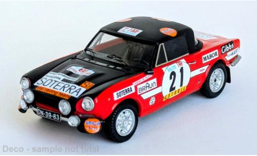 Fiat 124 1/43 Trofeu Sport Spider 1600 TAP Rally 1974 #21 1:43 modellino in miniatura