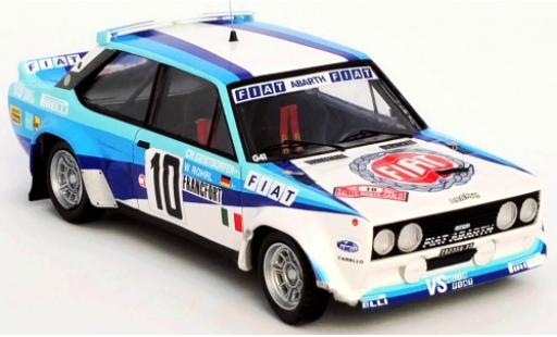 Fiat 131 1/43 Trofeu Abarth No.10 Rallye WM Rallye Monte Carlo 1980 damaged W.Röhrl/C.Geistdörfer modellino in miniatura