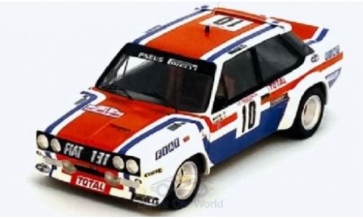 Fiat 131 1/43 Trofeu Abarth No.10 Rallye WM Tour de Corse 1978 M.Mouton/F.Conconi modellino in miniatura