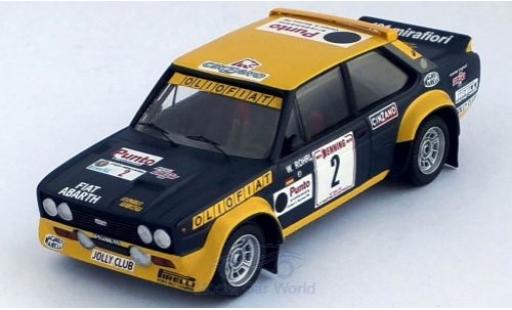 Fiat 131 1/43 Trofeu Abarth No.2 Olio Rally San Martino di Castrozza 1977 W.Röhrl/C.Geistdörfer modellino in miniatura