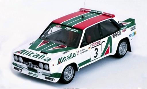 Fiat 131 1/43 Trofeu Abarth No.3 Alitalia Rallye WM Criterium Molson du Quebec 1978 W.Röhrl/C.Geistdörfer modellino in miniatura