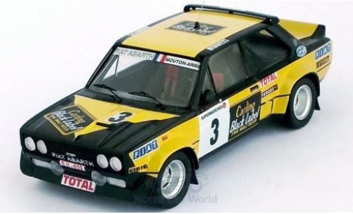 Fiat 131 1/43 Trofeu Abarth No.3 Carling Black Label Boucles de Spa 1980 M.Mouton/A.Arrii modellino in miniatura