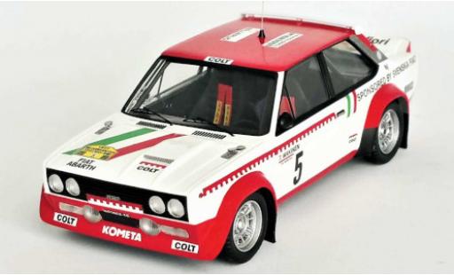 Fiat 131 1/43 Trofeu Abarth No.5 Rally WM Rally Schweden 1977 T.Mäkinen/H.Liddon modellino in miniatura