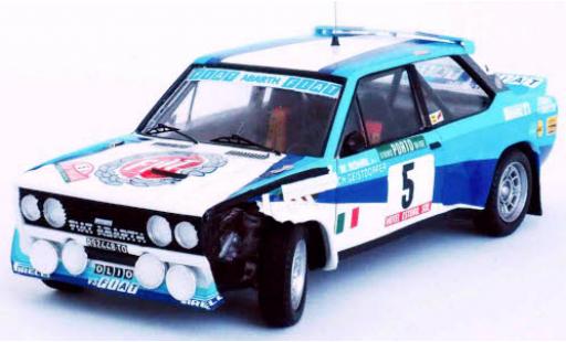 Fiat 131 1/43 Trofeu Abarth No.5 Rallye WM Rally Portugal 1980 damaged W.Röhrl/C.Geistdörfer modellino in miniatura