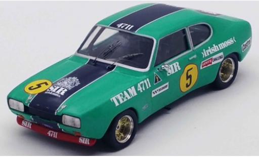 Ford Capri 1/43 Trofeu MK I RS 2600 No.5 Team 4711 Sir irishmoss 4711 4H Zandvoort 1972 N.Chiotakis/C.Bourgoignie modellino in miniatura