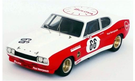 Ford Capri 1/43 Trofeu MK I RS 2600 No.66 Bulova Team Paul Neerpasch Bulova DRM 500 Km Nürburgring 1972 B.Waldegaard modellino in miniatura
